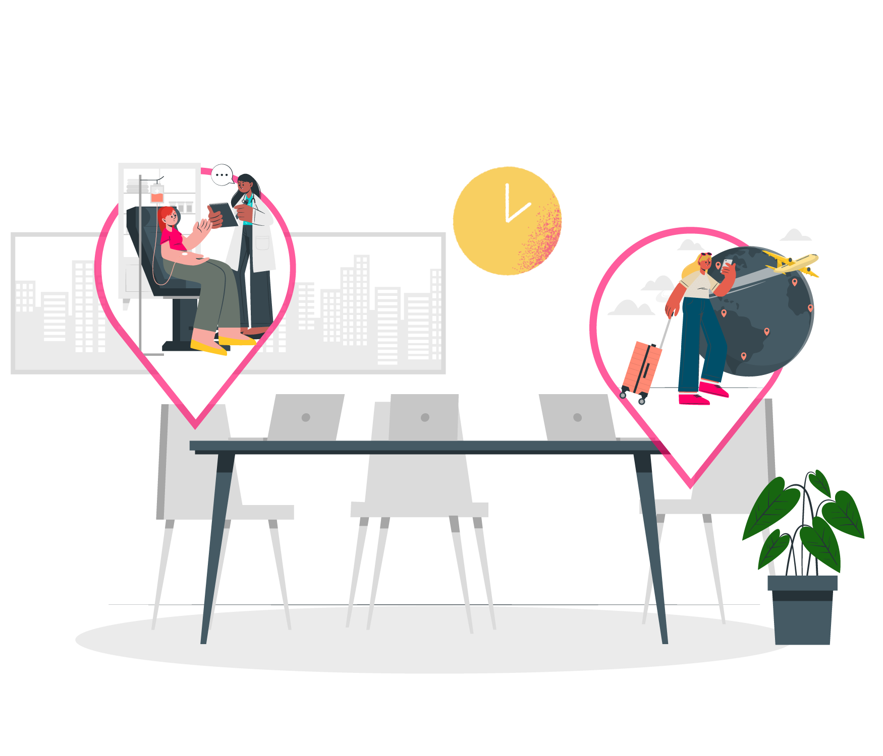 Características claves del control teletrabajo
