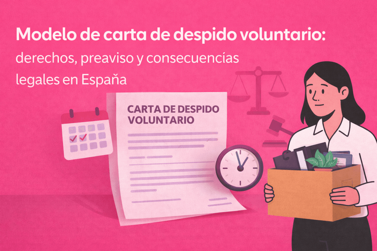 Modelo de carta de despido voluntario - Cucorent