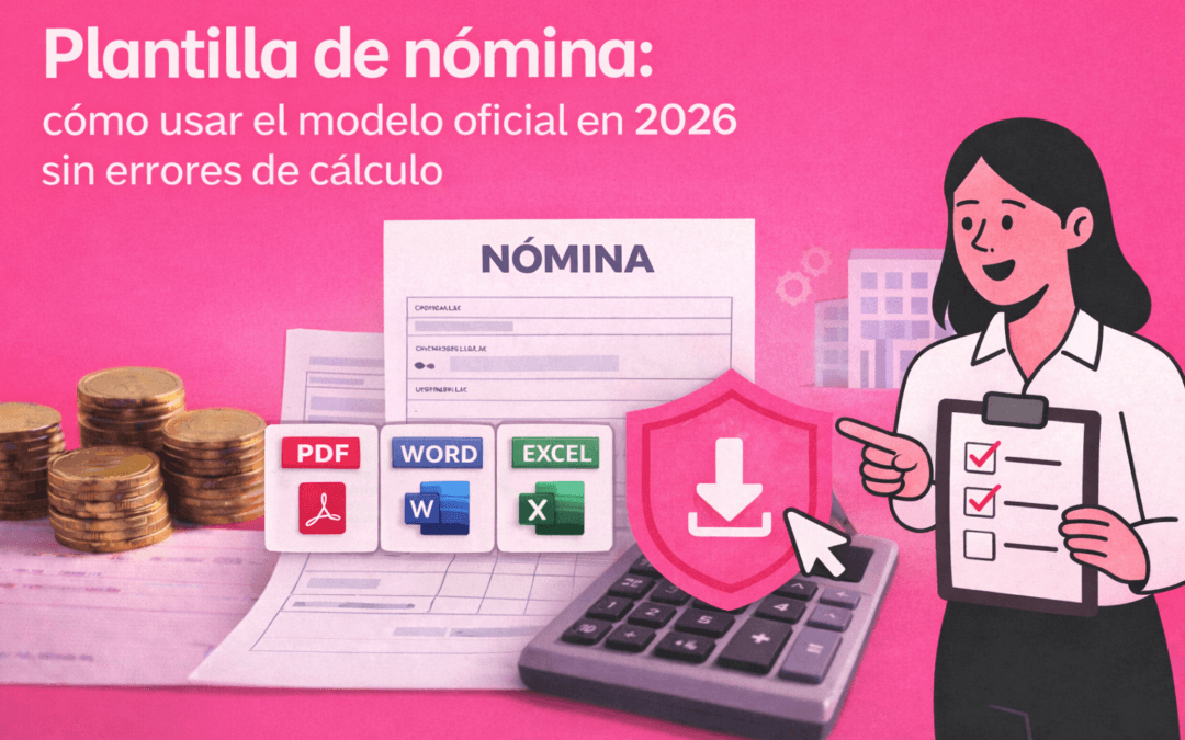 Plantilla de nómina: cómo usar el modelo oficial en 2026 sin errores de cálculo