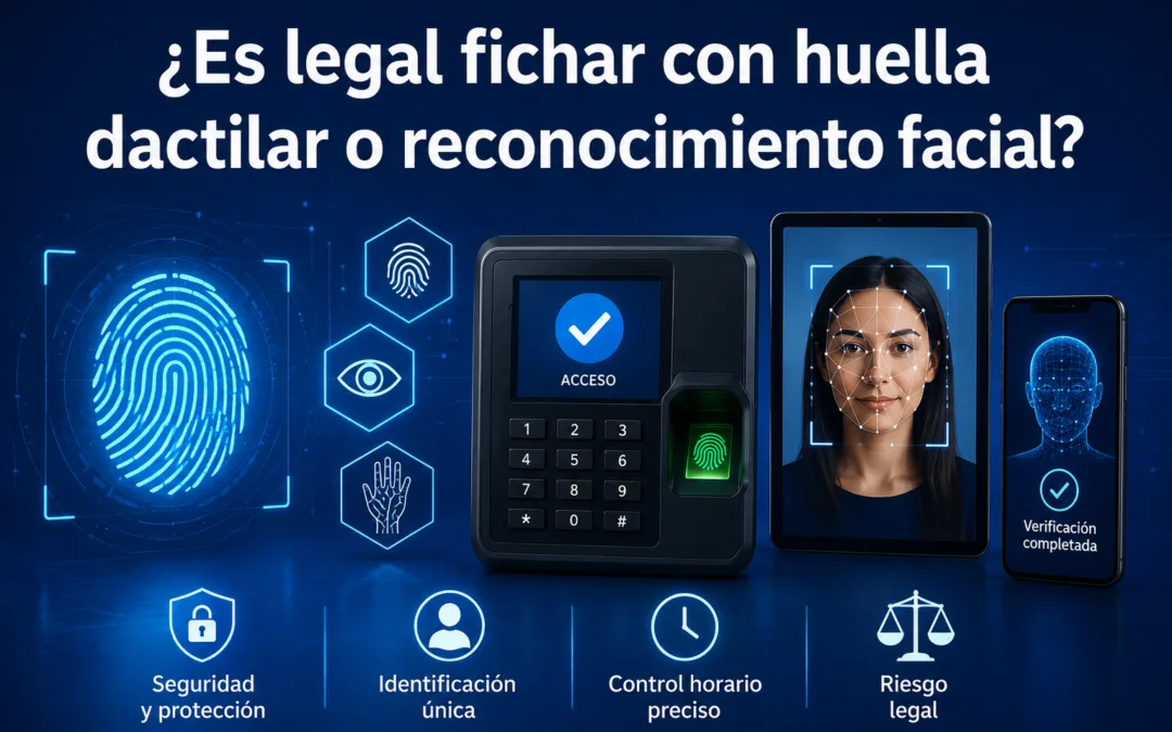 ¿Es legal fichar con huella dactilar o reconocimiento facial?